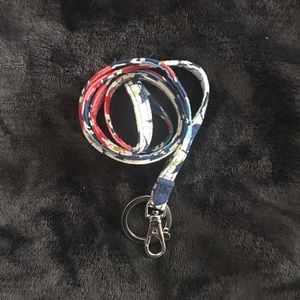 Floral Print Lanyard